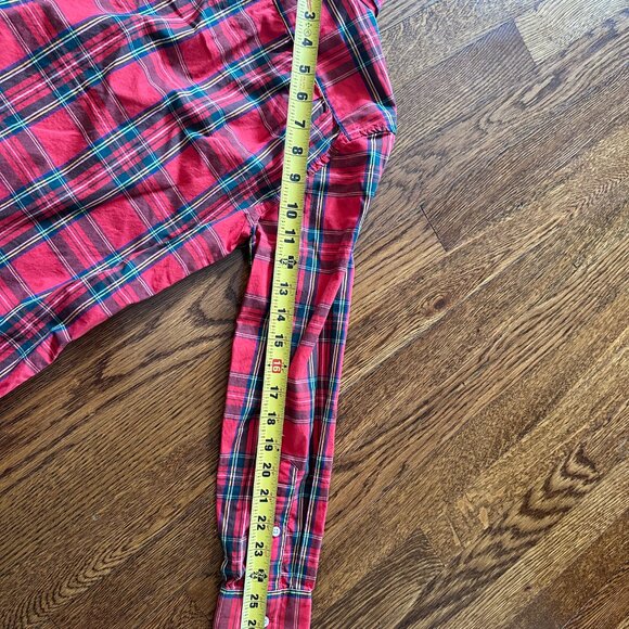 Boys J. Crew Crewcuts Size 12 Plaid Shirt - Picture 4 of 6